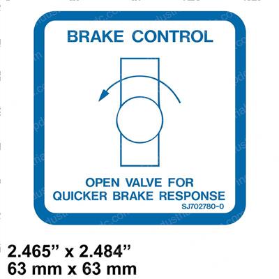 Picture of Label Brake Control