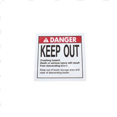 Picture of Decal Warn Stay Clear Mast