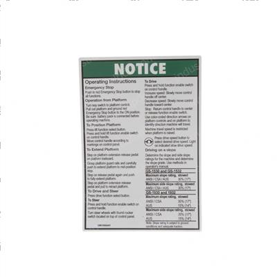 Picture of Decal - Instruct-Op Gen5 Gs-30