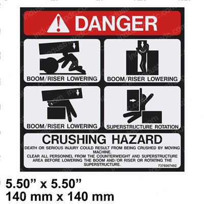 Picture of Decal - Crushing Hazard Eng