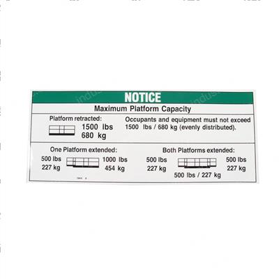 Picture of Decal - Notice Mx Cp Gs90 1+2 D