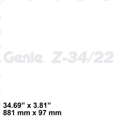 Picture of Decal Cosmetic Genie Z-34/22