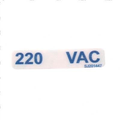 Picture of Decal - 220 Vac