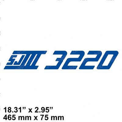 Picture of Label Sjiii 3220