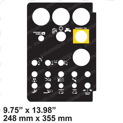 Picture of Decal - Gnd Control Panel Z60