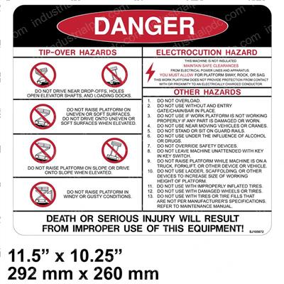 Picture of Decal - Danger