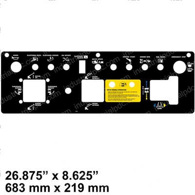 Picture of Decal - Platform Ctrl Panel