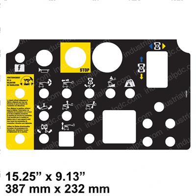 Picture of Decal Platform Control Panel