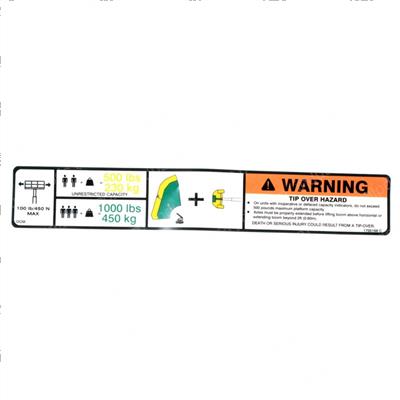 Picture of Decal - Plf Capacity 1200/1350