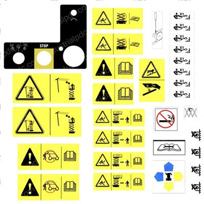 Picture of Decal Kit Safety/Instr Gs90/84