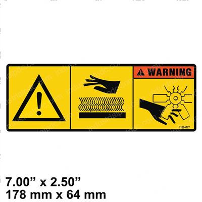 Picture of Decal - Warningsymhand Safety