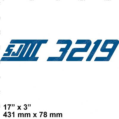 Picture of Label Sj Iii 3219