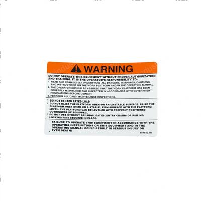 Picture of Decal - Control Box 800