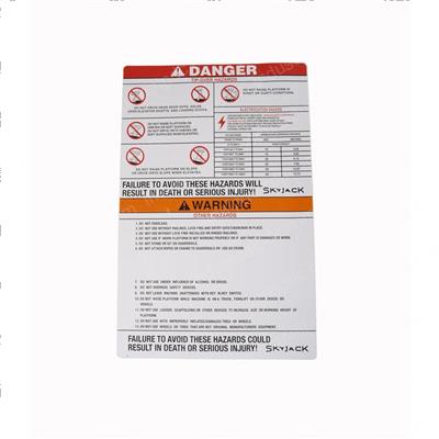 Picture of Decal - Warning/Danger/Caution