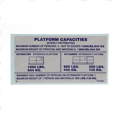 Picture of Decal - Platform