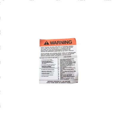 Picture of Decal - Warning
