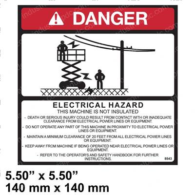 Picture of Decal - Danger Electrical Haz
