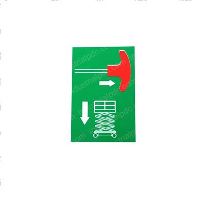 Picture of Decal - Ce Emergency Lowering