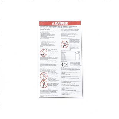 Picture of Decal - Danger