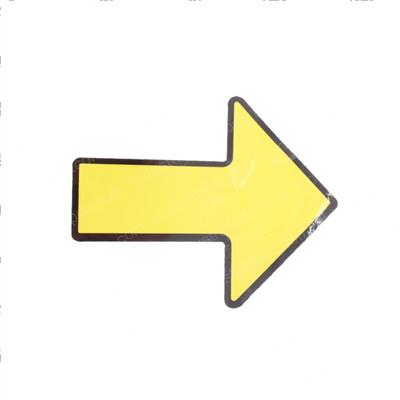 Picture of Decal - Yellow Arrow Small