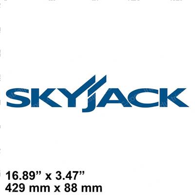 Picture of Decal - Skyjack Small Blue