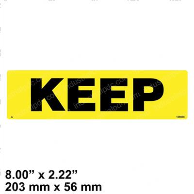 Picture of Decal - Keep