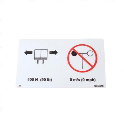 Picture of Decal - Side Force/No Wind Pi