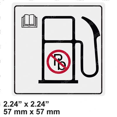 Picture of Decal - Unleaded Fuel Only