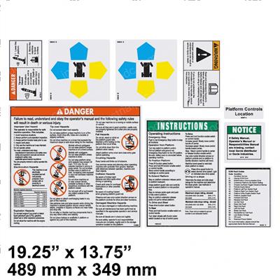 Picture of Decal - Platform Wrd Gs-46 Kit