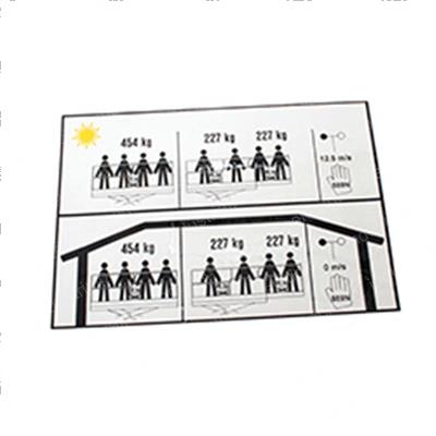 Picture of Decal - Max Load 454kg Ce