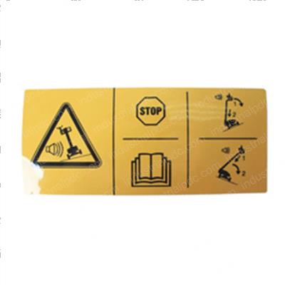 Picture of Decal  Danger Tipover Tilt Sym