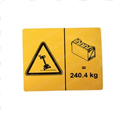 Picture of Decal - Tip Over Batteries