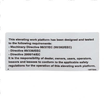 Picture of Decal - on/Off Slab Ce