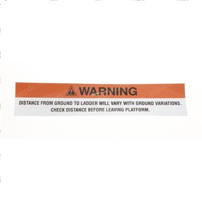 Picture of Decal - Warning Ladder