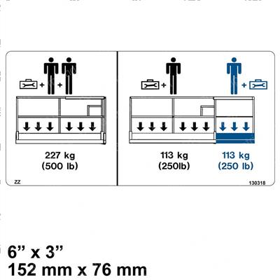 Picture of Decal - Platform Cap 1000 Lbs