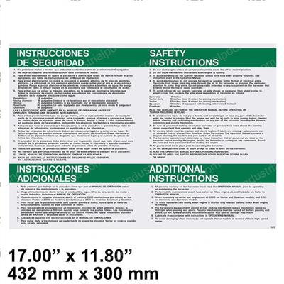 Picture of Agh #21472-000 Decal  Safety I