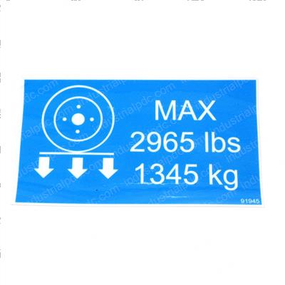 Picture of Decal - Wheel Load