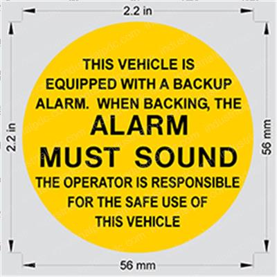 Picture of Pbl 71098-000 Decal Alarm So