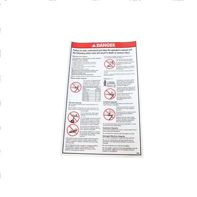 Picture of Platform Danger Decal