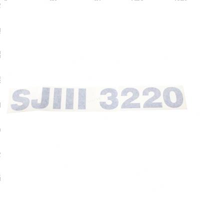 Picture of Label Sjiii 3220 Model Desi