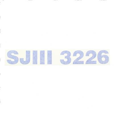 Picture of Label Sjiii3226 Model Desig