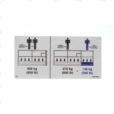 Picture of Decal - Platform Capacity 900