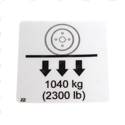 Picture of Decal - Wheel Load Pict
