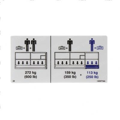 Picture of Decal - Platform Capacity 600