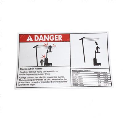 Picture of Decal - Danger Elect Gr