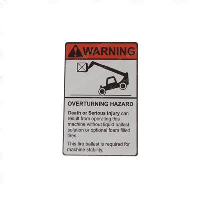 Picture of Decal - Overturn Hazard