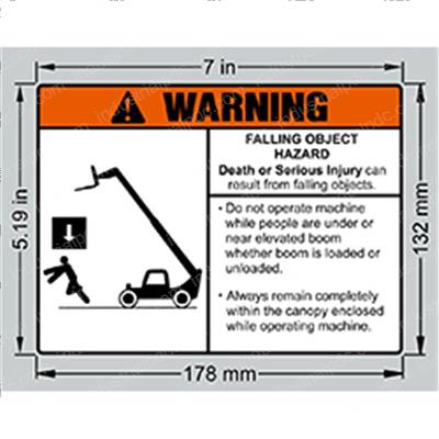 Picture of Decal - Falling Object