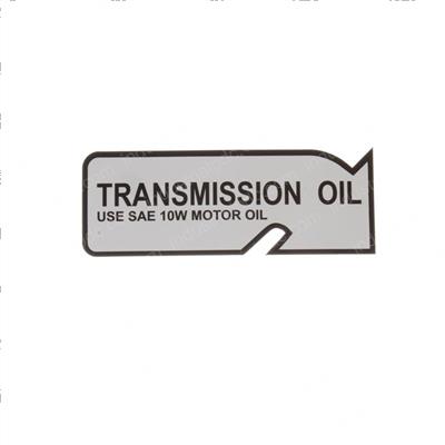 Picture of Decal - Transmission Oil