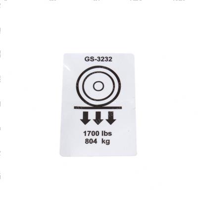 Picture of Decal  - Wheel Load Gs-3232