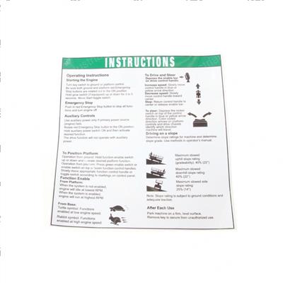 Picture of Operating Instructions